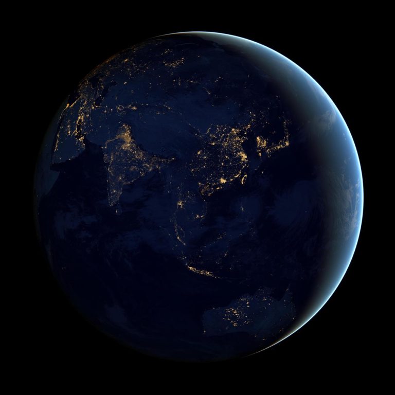 Black Marble - Asia and Australia NASA 