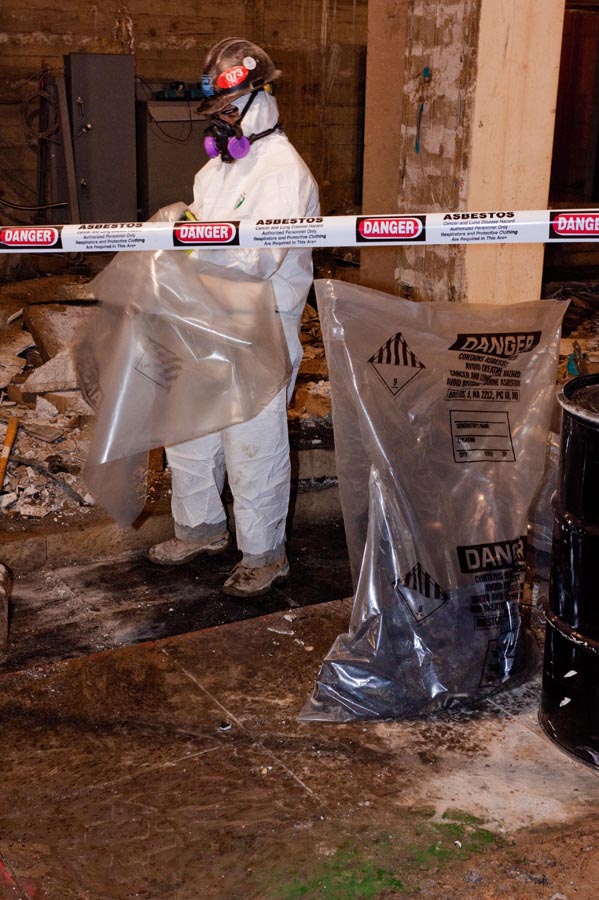 Asbestos abatement by Oregon Department of Transportation